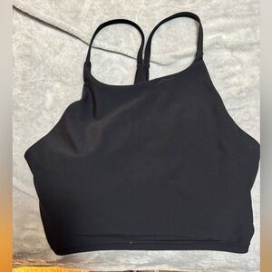 Old Navy Black Active Powersoft XL Sports Bra Longline